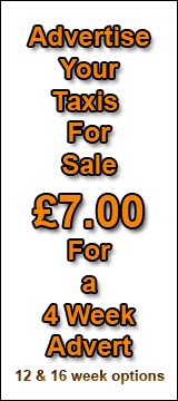 TAXI  ADVERT 4WEEKS - £7.00 - CHEAP ADVERTISING